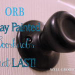 Updating Door Knobs with Spray Paint