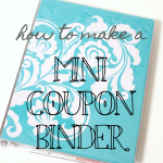 Mini Coupon Binder