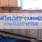 Using Unfinished Cabinets for Flood Repair